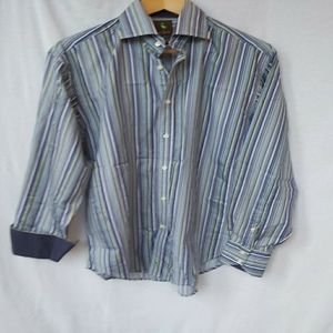 Tailorbyrd Multi Stripped Dress Shirt S/P